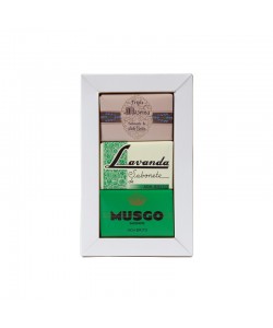 Набор мыла Ach. Brito Historical Soaps 3 x 90 г (Triple Alfazema, Lavanda, Musgo)