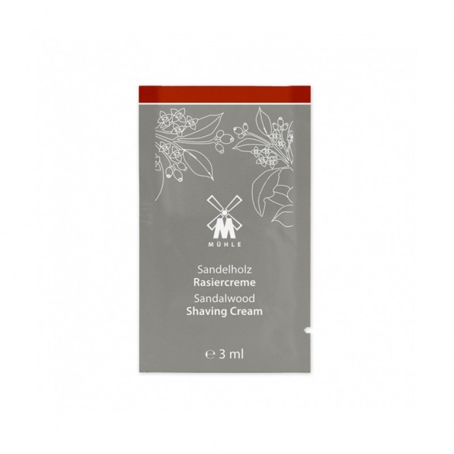Тестер крема для бритья Muhle Sandalwood Shaving Cream 3 мл