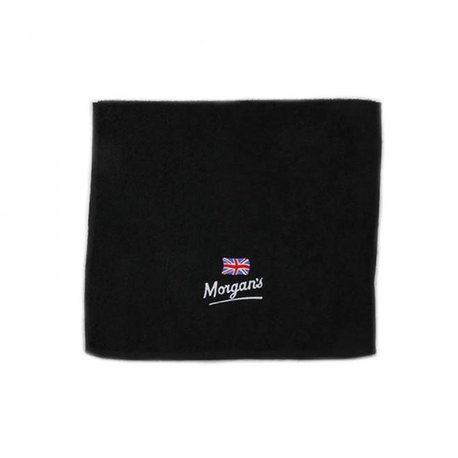 Полотенце для бритья Morgan's Embroidered Large Black Towel