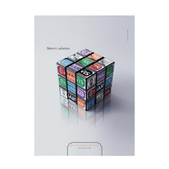 Плакат витринный Marvis Window Display Cube