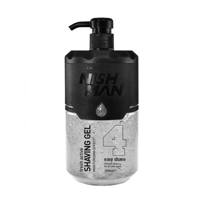 Гель для бритья Nishman Shaving Gel No.4 Fresh Active 1000 мл