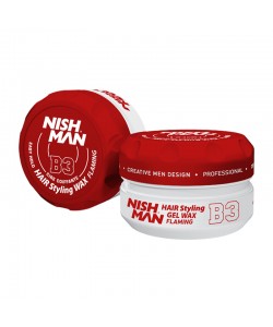 Воск-гель для стилизации волос Nishman Gel Aqua Wax Flaming B3 150 мл