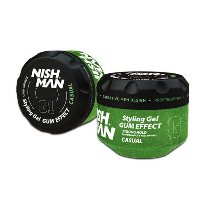Гель для волос сильной фиксации Nishman Ultra Hold Hair Gel Casual G1 300 мл