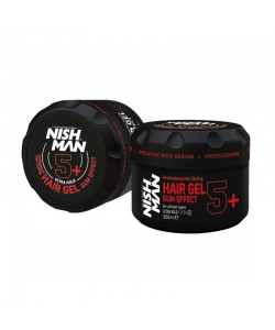 Гель для волос экстремальной фиксации Nishman Ultra Hold Hair Gel Gum Effect 5+ 300 мл