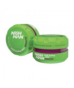 Воск для стилизации волос Nishman Hair Styling Wax Keratine 05 150 мл