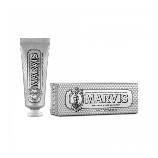 Зубная Паста Отбеливающая Для Курильщиков Marvis Smokers Whitening Mint 25 мл
