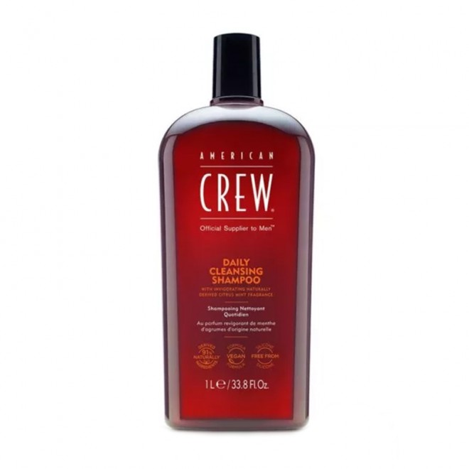 Шампунь для глибокого очищення волосся American Crew Daily Cleansing Shampoo 1000 Мл