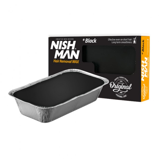 Віск для депіляції Nishman Hair Removal Wax Black 500 г
