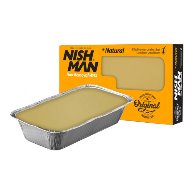 Віск для депіляції Nishman Hair Removal Wax Natural 500 г