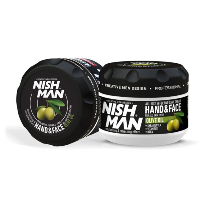 Крем для рук і обличчя Nishman Hand & Face Cream Olive Oil 300 мл