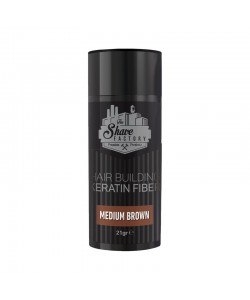 Кератиновое волокно для наращивания волос Shave Factory Keratin Fiber Medium Brown 21г