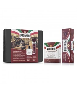 Набор для бритья Proraso Duo Pack Tube + Balm Sandalwood