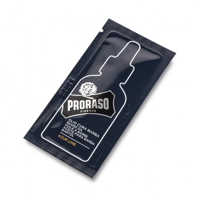 Тестер олії для бороди Proraso Azur Lime Beard Oil 3 мл