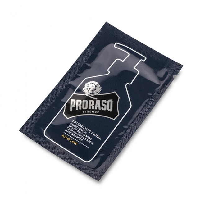 Тестер шампуня для бороди Proraso Azur Lime Beard Shampoo 4 мл