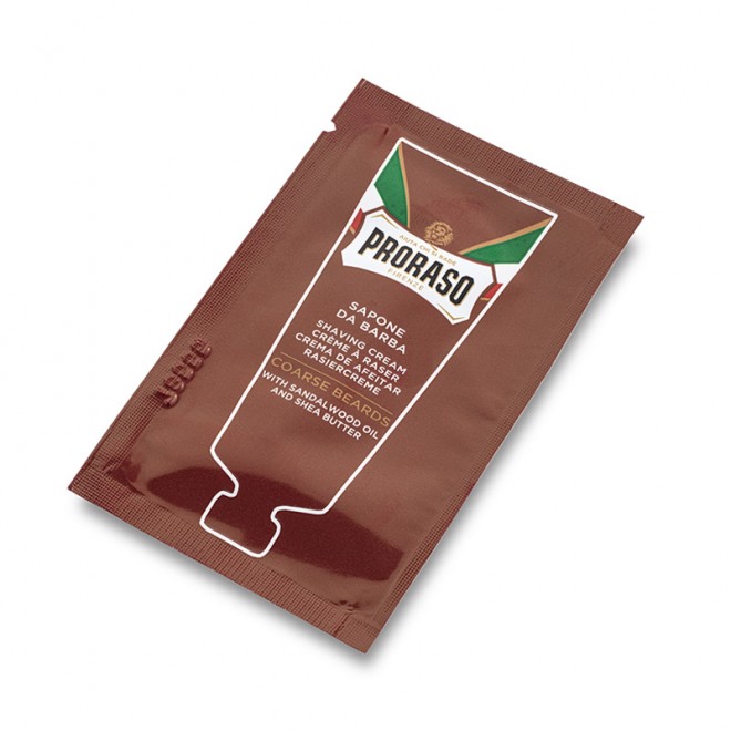 Тестер крему для гоління Proraso Coarse Beards Shave Cream 4 мл
