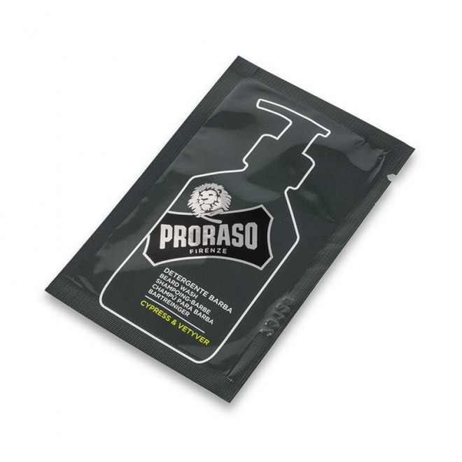 Тестер шампуня для бороди Proraso Cypress and Vetyver Beard Shampoo 4 мл