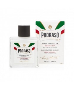 Бальзам після гоління Proraso White (Old Version) After Shave Balm Sensitive Skin Green Tea 100 мл