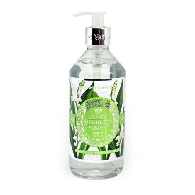 Рідке мило Saponificio Varesino Mughetto Liquid Hand & Shower Soap 500 мл