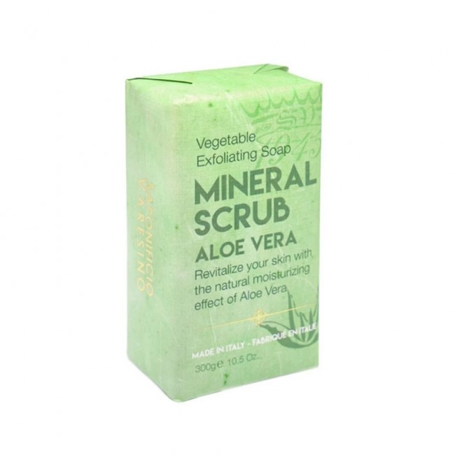Мило-скраб Saponificio Varesino Pure Aloe Vera Mineral Scrub Bar Soap 300 г