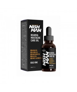 Масло для усов и бороды Nishman Beard & Moustache Care Oil Gold One 30 мл