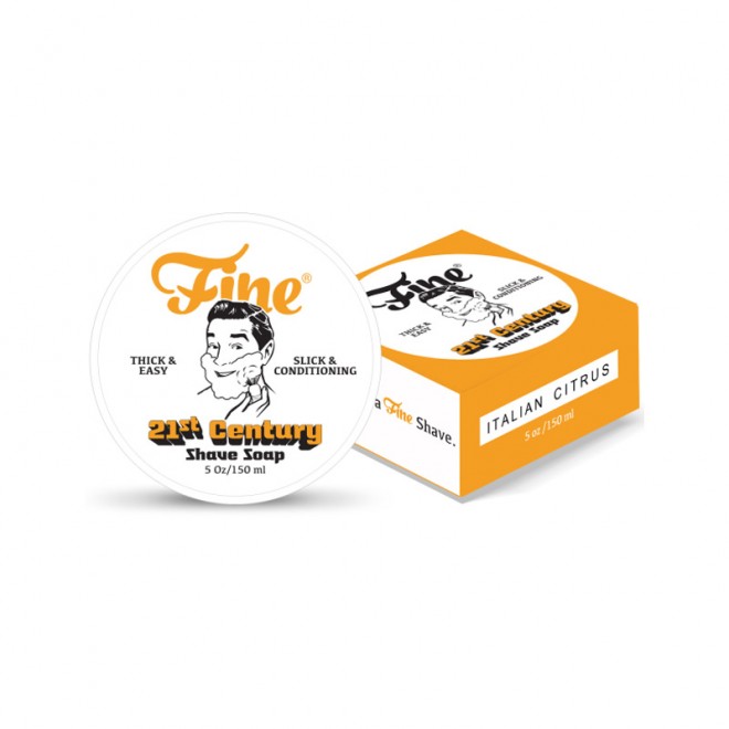 Мило для гоління Fine Classic Shaving Soap - Italian Citrus - NEW Formula 150 мл