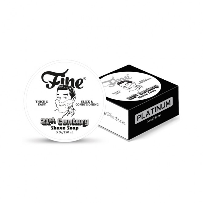 Мило для гоління Fine Classic Shaving Soap - Platinum - NEW Formula 150 мл
