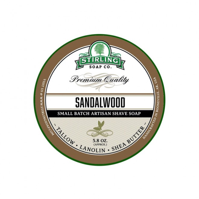 Мило для гоління Stirling Shaving Soap Sandalwood 170 мл