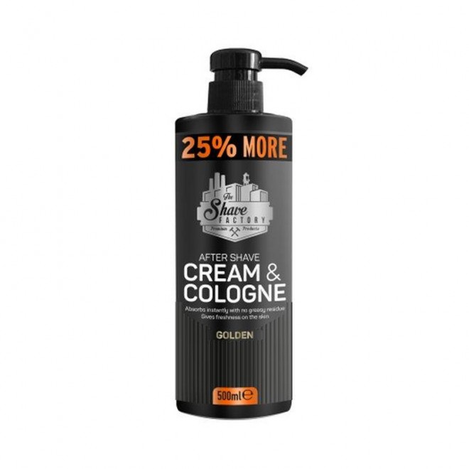 Крем-одеколон після гоління The Shave Factory Cream & Cologne Golden 500 мл