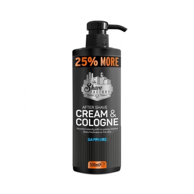 Крем-одеколон після гоління The Shave Factory Cream & Cologne Sapphire 500 мл