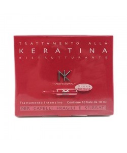 Лосьон для поврежденных волос в ампулах Nicky Chini Hair Lotion Keratin 10 x 10 мл