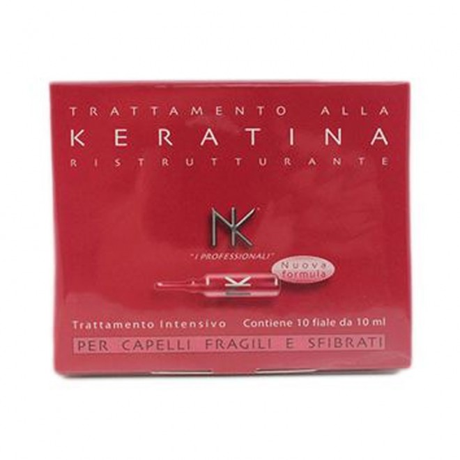 Лосьйон для пошкодженого волосся в ампулах Nicky Chini Hair Lotion Keratin 10 x 10 мл