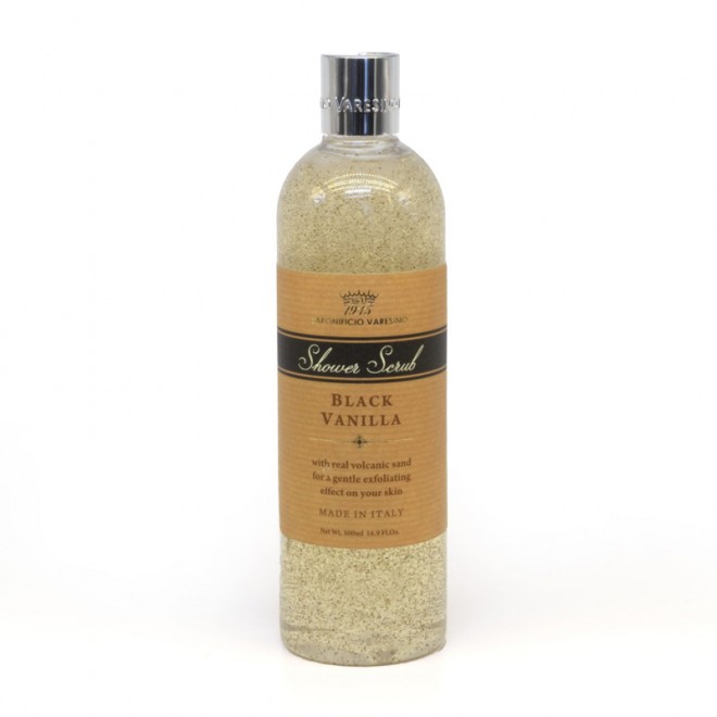 Гель-скраб для душу Saponificio Varesino Shower Scrub Black Vanilla 500 мл