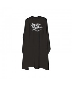 Парикмахерский пенюар Nishman Barber Cape Black Master Barbers