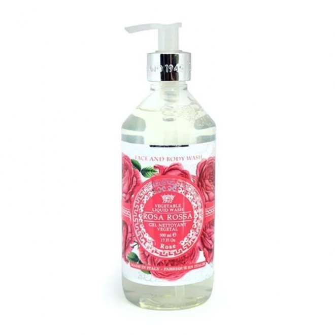 Рідке мило Saponificio Varesino Rosa Rossa Face & Body Liquid Wash 500 мл
