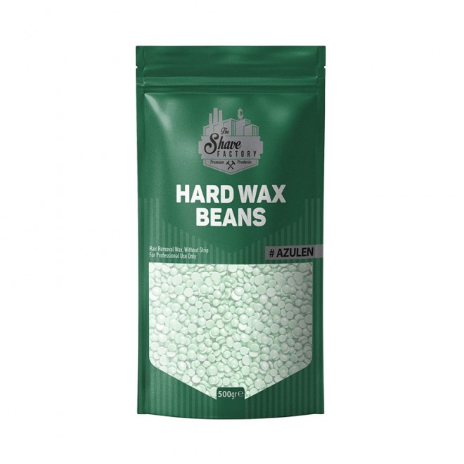 Віск для депіляції The Shave Factory Hard Wax Beans Azulen 500 г