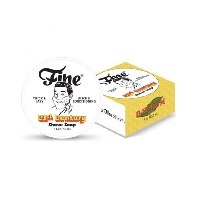 Мило для гоління Fine Classic Shaving Soap - Bay Rum - NEW Formula 150 мл