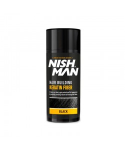 Кератиновая фибра для объема волос Nishman Hair Keratine Fiber Black 20 г