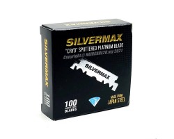 Лезвия половинки Silvermax 100 Single Edge Platinum Razor Blades 100 шт