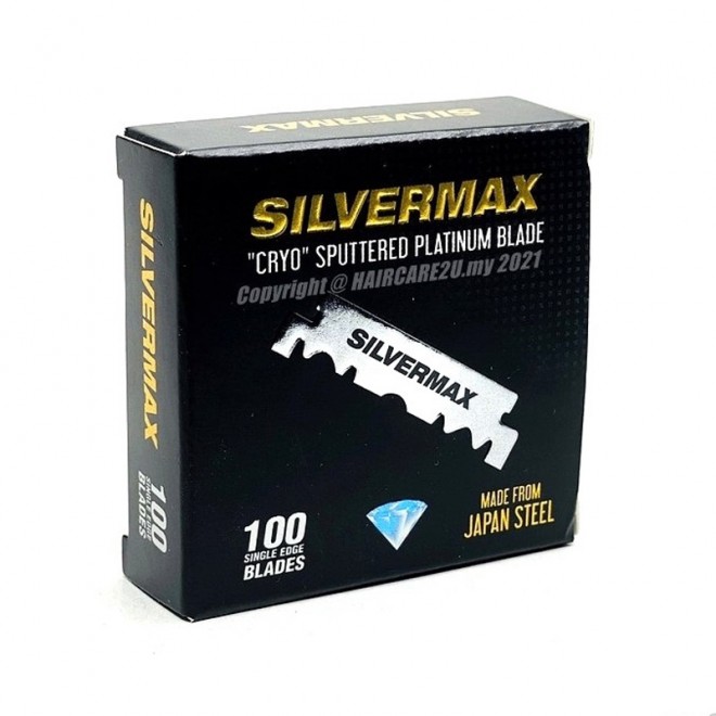 Леза половинки Silvermax 100 Single Edge Platinum Razor Blades 100 шт