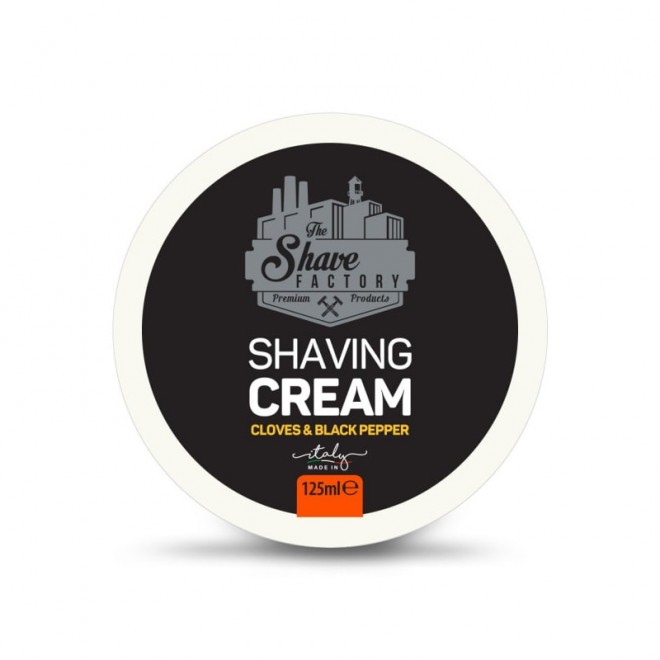 Крем для гоління The Shave Factory Cloves & Black Pepper Shaving Cream 125 мл