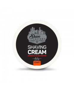 Крем для бритья The Shave Factory Ginseng & Black Pepper Shaving Cream 125 мл