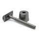 Станок для гоління Т-подібний з підставкою Shlyuz F-16 Gunmetal DE Safety Razor With Stand