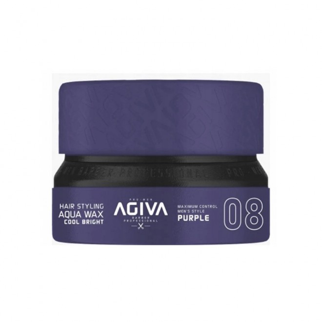 Гель для стилизации волос Agiva Aqua Wax Cool Bright 08 Purple 155 мл