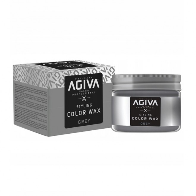 Воск для окрашивания волос Agiva Styling Color Wax Grey 120 мл