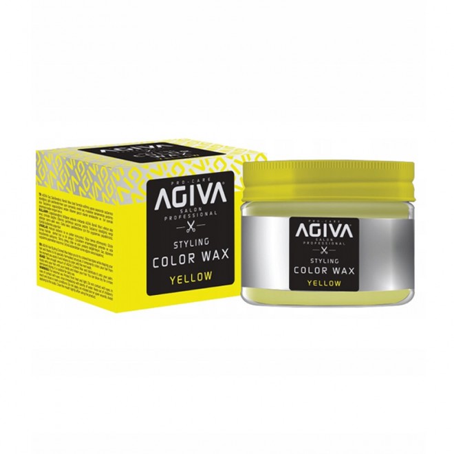 Воск для окрашивания волос Agiva Styling Color Wax Yellow 120 мл