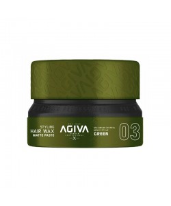 Паста для стилизации волос Agiva Hair Styling Wax Matte Paste 03 Green 155 мл