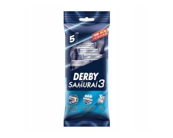 Станки для бритья одноразовые Derby Samurai 3 упаковка 5 шт