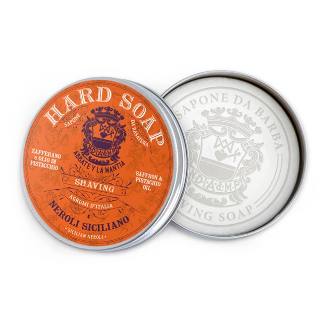 Мило для гоління Abbate Y La Mantia Neroli Siciliano Hard Shaving Soap 150 г