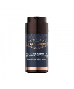 Увлажняющий крем для лица и бороды King C Gillette Face & Stubble Moisturizer 100 мл