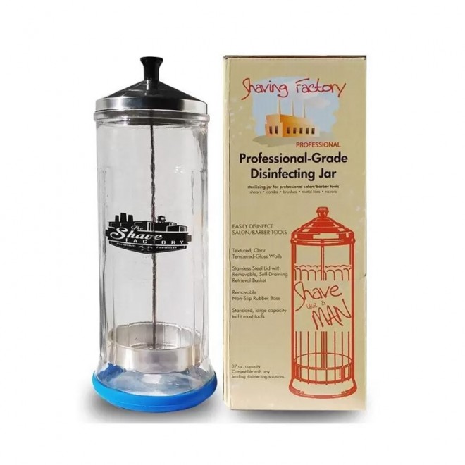 Стеклянный контейнер для стерилизации The Shave Factory Disinfecting Jar 600 мл